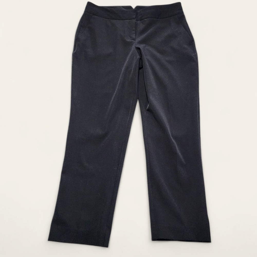 Worthington Dress Pants Straight Leg Career Trousers Size 8‎ Black Office Work